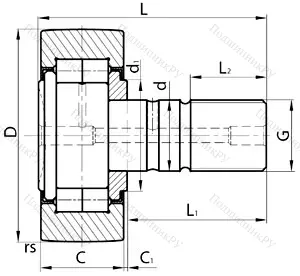 Модификация подшипника ор80х35 размер 30x80x35