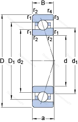 Подшипник 7012 ACE/HCP 4BVG 275