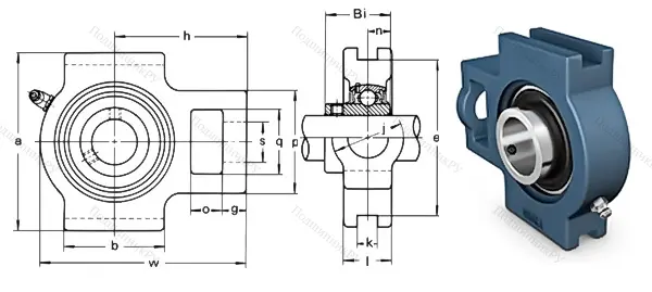 Подшипниковый узел UCT 203