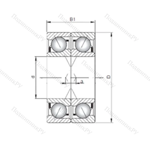 Подшипник шариковый радиально-упорный 7328 B-UX от производителя  CX Подшипник шариковый радиально-упорный 7328 B-UX от производителя  CX