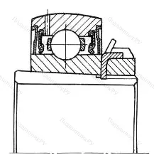 Модификация подшипника 680507НК7С17 размер 35x80x23/42 от производителя  ГПЗ-8 Модификация подшипника 680507НК7С17 размер 35x80x23/42 от производителя  ГПЗ-8