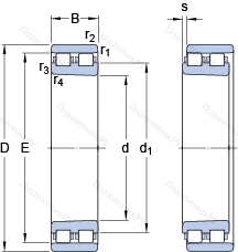 Подшипник NN 3024 KTN 9/SP