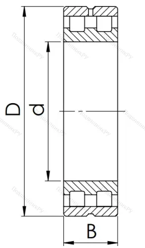 Двухрядный роликовый подшипник 5-3182112 Л (NN 3012 MKP 5) в Балашихе