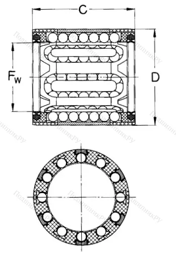 Подшипник LBBR 10-2LS/HV 6 в Балашихе