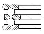 Подшипник  38204 (52204) размер 15/20x40x26