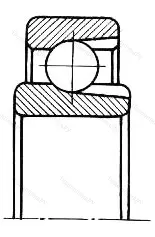 Модификация подшипника 900706Ю размер 30x42x6/7 от производителя  ГПЗ-4