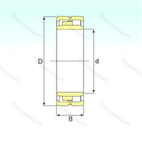 Подшипник роликовый радиальный NNU 4132 K 30M/W 33 от производителя  ISB