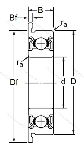 Радиальный шариковый подшипник F 625 ZZ P 6 в Балашихе Радиальный шариковый подшипник F 625 ZZ P 6 в Балашихе