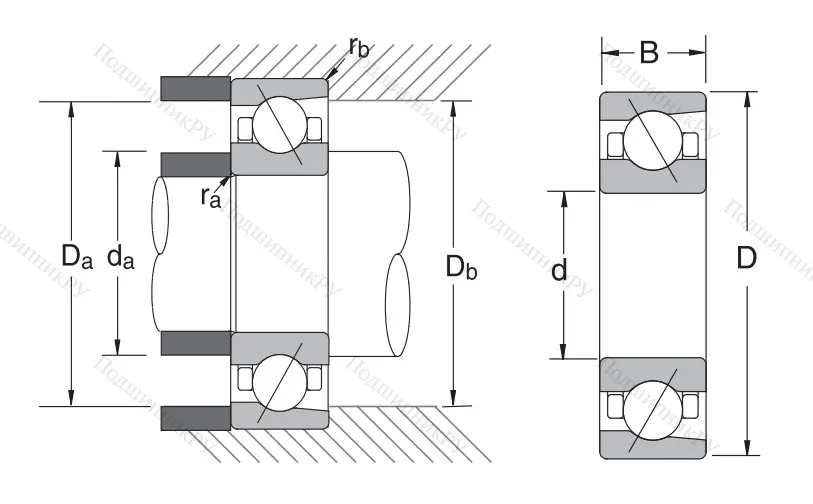 Сверхточный подшипник 7012 CTRSULP 3