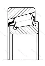 Модификация подшипника 7723 размер 115x190x48,5 ГПЗ-300