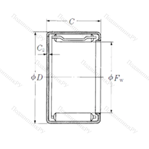 Подшипник игольчатый радиальный MFJL-912L от производителя  NSK Подшипник игольчатый радиальный MFJL-912L от производителя  NSK