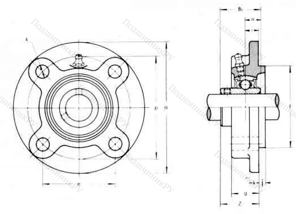 Подшипниковый корпус FC 217 ASAHI в Балашихе