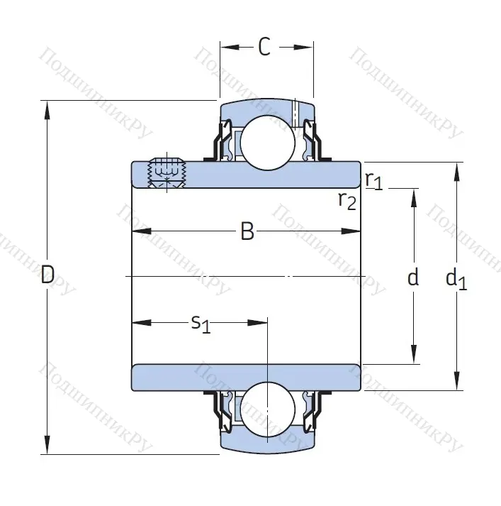 Корпусный подшипник YAR 207-2F в Балашихе