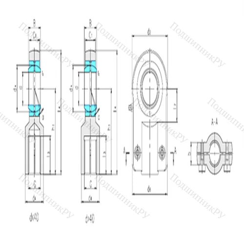 Подшипник скольжения сферический SIQ 12E