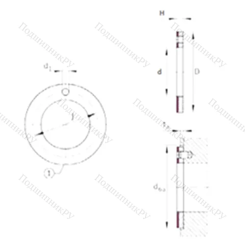 Подшипник скольжения EGW 20-E 40