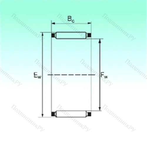 Подшипник игольчатый радиальный K 25x29x13 от производителя  NBS