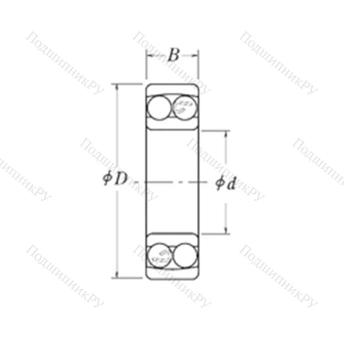 Подшипник шариковый радиальный самоцентрирующийся NLJ 3/4 от производителя  RHP Подшипник шариковый радиальный самоцентрирующийся NLJ 3/4 от производителя  RHP