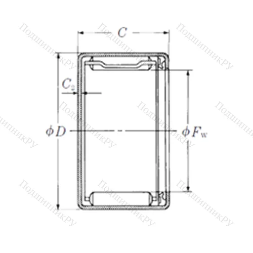 Подшипник игольчатый радиальный MFJLT-2218