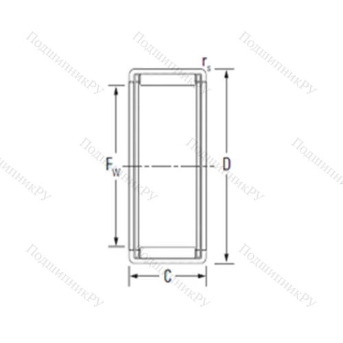 Подшипник игольчатый радиальный F-92214.3