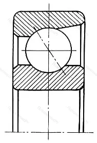 Модификация подшипника 746108 размер 40x68x15 от производителя  ГПЗ-2