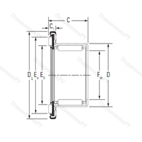 Подшипник комбинированный RAX 705