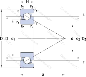 Подшипник BSD 4072 C