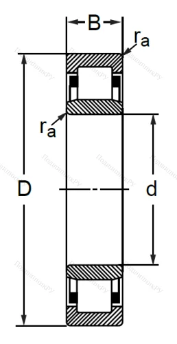 Цилиндрический роликовый подшипник 32212 (NU 212) в Балашихе Цилиндрический роликовый подшипник 32212 (NU 212) в Балашихе