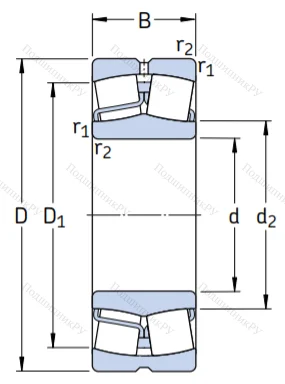 Сферический роликовый подшипник 21316 E