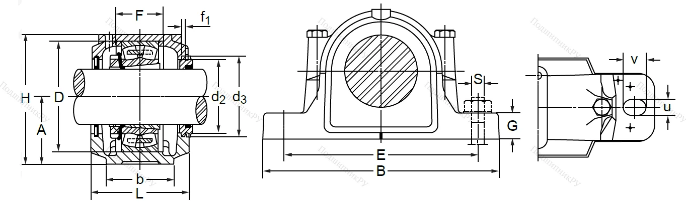 Подшипниковый корпус SNL 518 TG (SNK 518-615) в Балашихе