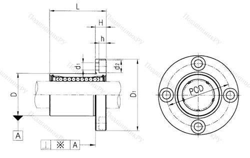 Подшипник LMEF 40 UU в Балашихе