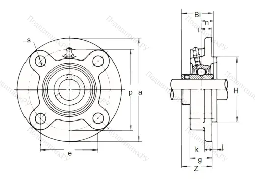 Подшипниковый узел UCFC 214 D 1 в Балашихе