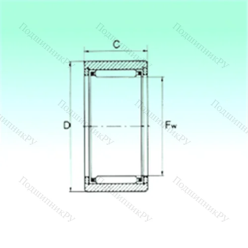 Подшипник игольчатый радиальный NK 9/16 TN от производителя  NBS Подшипник игольчатый радиальный NK 9/16 TN от производителя  NBS