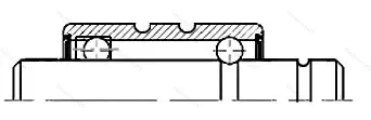Подшипник  1НР1692/39 размер 16x30x30/92 от производителя  ГПЗ-3