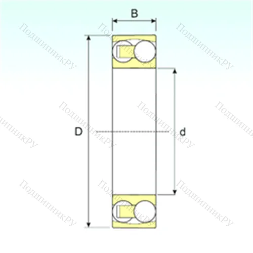 Подшипник шариковый радиальный самоцентрирующийся 108 TN 9