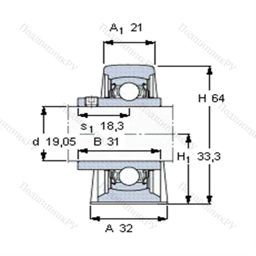 Стационарные подшипниковые узлы типа Y для высоких температур
