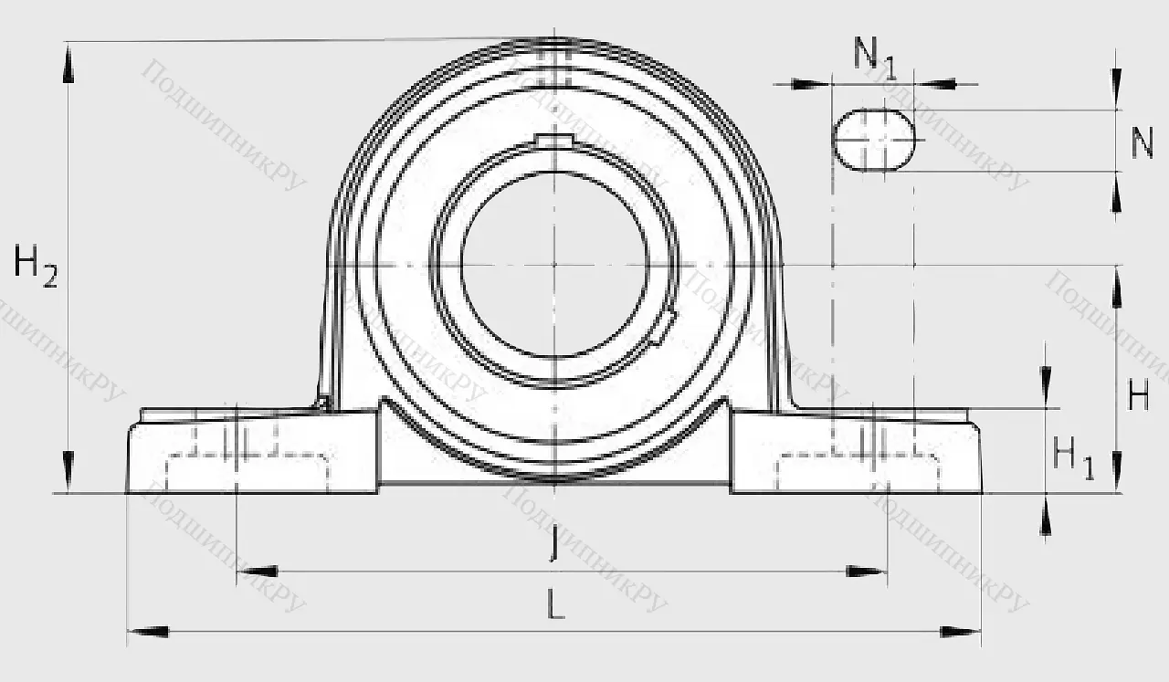 Подшипниковый узел UCP 210 J 7 в Балашихе