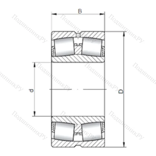 Подшипник роликовый радиальный самоцентрирующийся 239/670W 33 от производителя  ISO