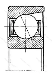 Подшипник  2036083 размер 3x7x2,5