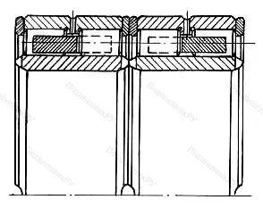Подшипник  742804 размер 20,07x47x24