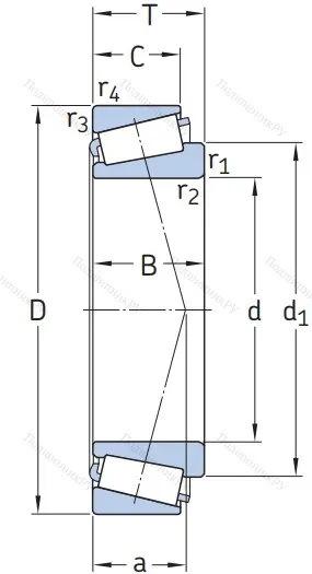 Конический роликовый подшипник  320/32 X/Q