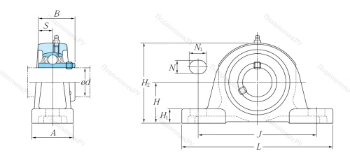 Подшипниковый узел UCP 203 J в Балашихе