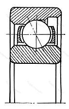 Подшипник  6024 (624B) размер 4x13x5