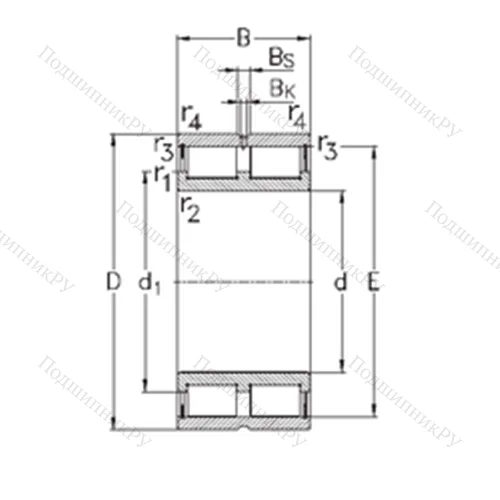 Подшипник роликовый радиальный NNCL 4938-V