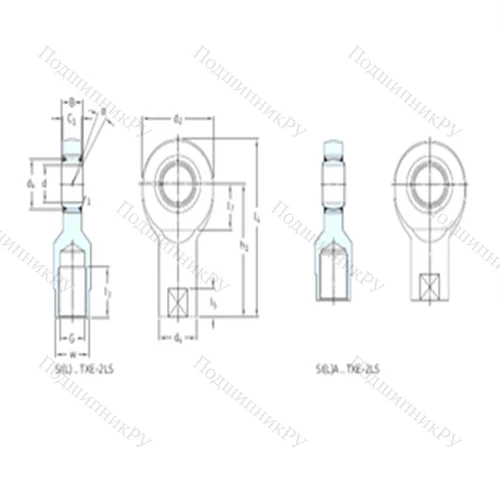 Подшипник скольжения сферический SI 45TXE-2LS