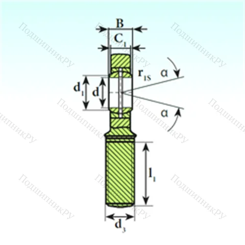 Подшипник скольжения сферический SA 80 ES 2RS