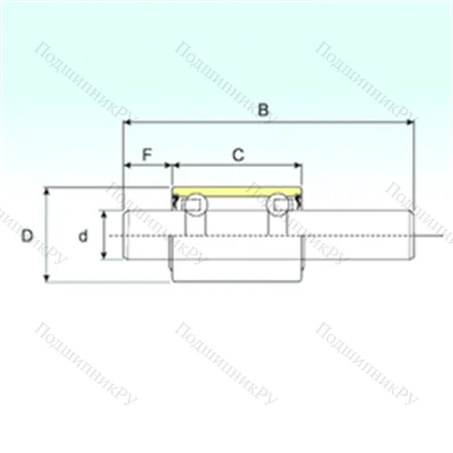 Подшипник шариковый радиальный WB 1938142