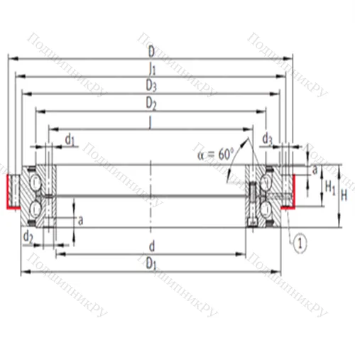Подшипник шариковый радиально-упорный ZKLDF 200