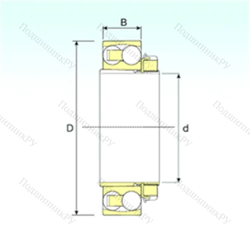 Подшипник шариковый радиальный самоцентрирующийся 2209 KTN 9+H 309 от производителя  ISB