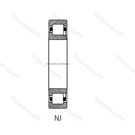 Цилиндрический роликовый подшипник 42215 (NJ 215) в Балашихе