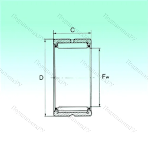 Подшипник игольчатый радиальный NKS 60 от производителя  NBS